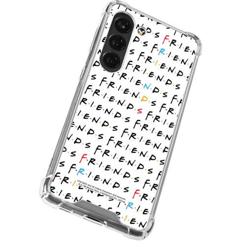 Warner Bros FRIENDS Pattern Galaxy S23 Clear Case
