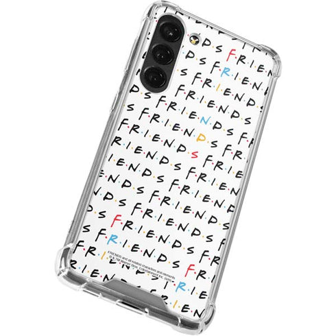 Warner Bros FRIENDS Pattern Galaxy S23 Plus Clear Case