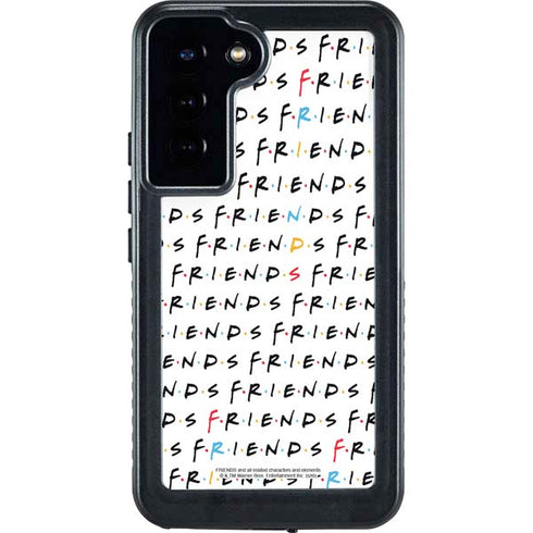 Warner Bros FRIENDS Pattern Galaxy S23 Plus Waterproof Case