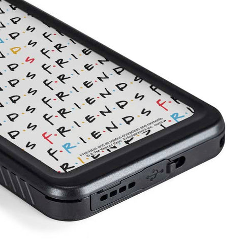 Warner Bros FRIENDS Pattern Galaxy S23 Plus Waterproof Case