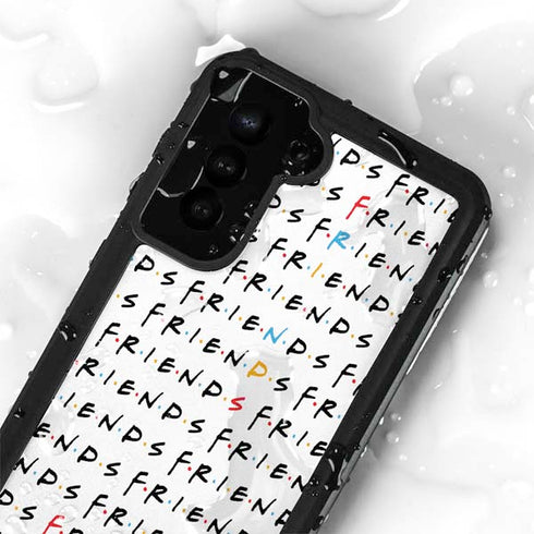 Warner Bros FRIENDS Pattern Galaxy S23 Plus Waterproof Case
