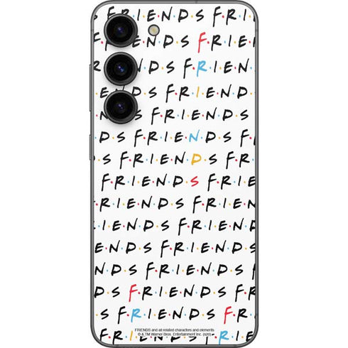 Warner Bros FRIENDS Pattern Galaxy S23 Skin