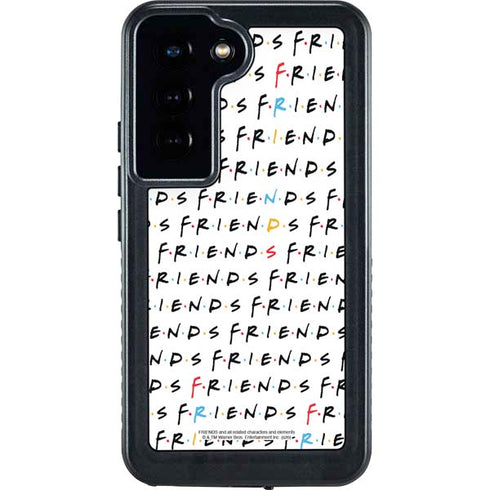 Warner Bros FRIENDS Pattern Galaxy S23 Waterproof Case