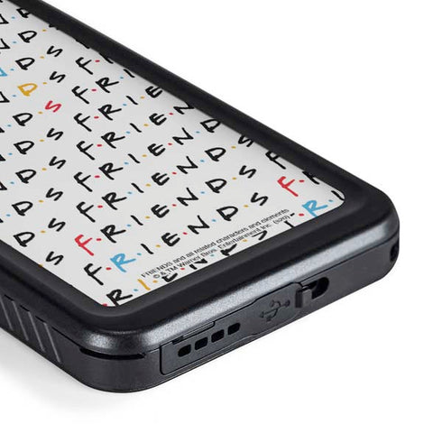 Warner Bros FRIENDS Pattern Galaxy S23 Waterproof Case