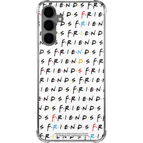 Warner Bros FRIENDS Pattern Galaxy S24 Plus Clear Case