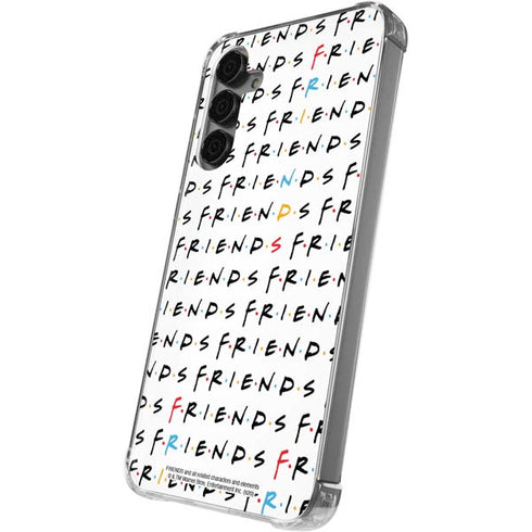 Warner Bros FRIENDS Pattern Galaxy S24 Plus Clear Case