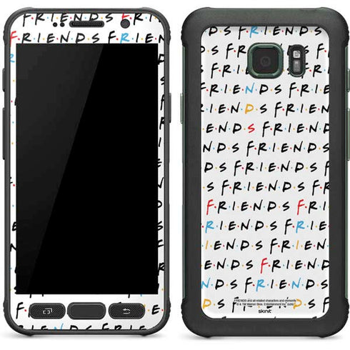 Warner Bros FRIENDS Pattern Galaxy S7 Active Skin