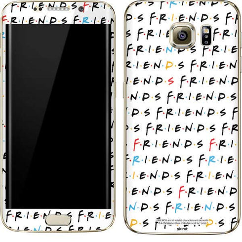 Warner Bros FRIENDS Pattern Galaxy S7 Edge Skin