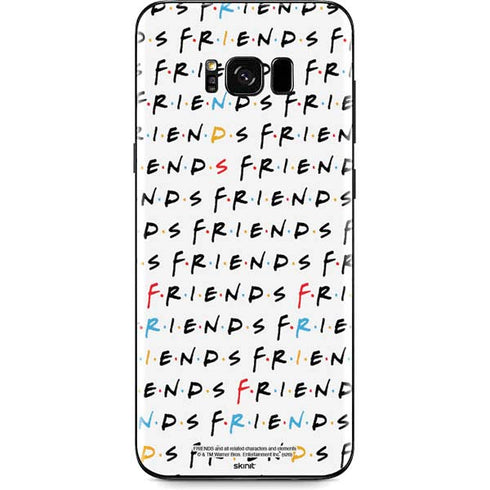 Warner Bros FRIENDS Pattern Galaxy S8 Plus Skin
