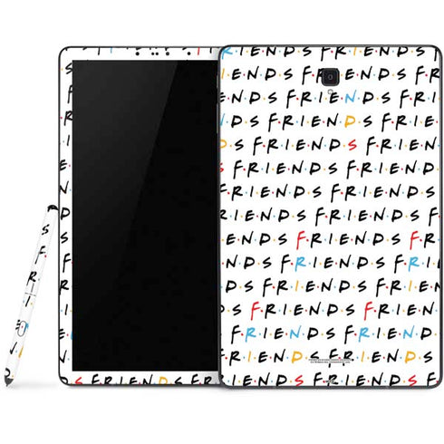 Warner Bros FRIENDS Pattern Samsung Galaxy Tab Skin