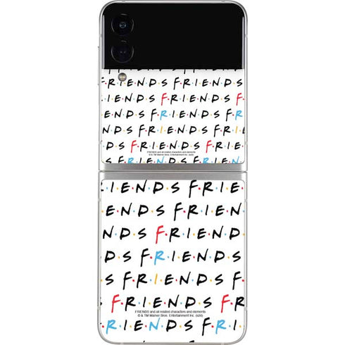 Warner Bros FRIENDS Pattern Galaxy Z Flip3 5G Skin