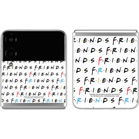 Warner Bros FRIENDS Pattern Galaxy Z Flip4 5G Skin