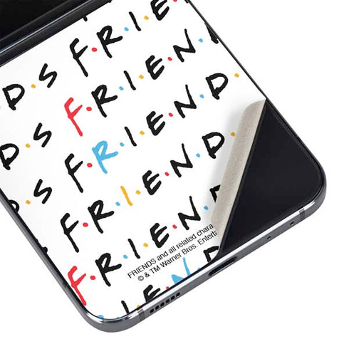 Warner Bros FRIENDS Pattern Galaxy Z Flip5 5G Skin