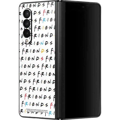 Warner Bros FRIENDS Pattern Galaxy Z Fold3 5G Skin