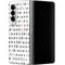 Warner Bros FRIENDS Pattern Galaxy Z Fold4 5G Skin