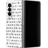 Warner Bros FRIENDS Pattern Galaxy Z Fold4 5G Skin