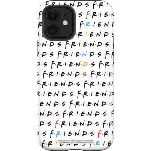 Warner Bros FRIENDS Pattern iPhone 12 Impact Case