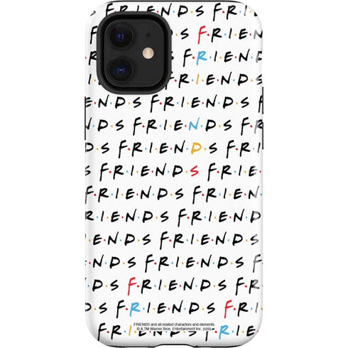 Warner Bros FRIENDS Pattern iPhone 12 Mini Impact Case