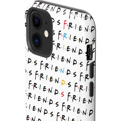 Warner Bros FRIENDS Pattern iPhone 12 Mini Impact Case