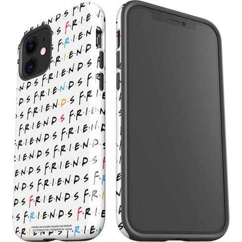Warner Bros FRIENDS Pattern iPhone 12 Mini Impact Case