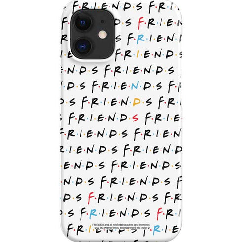 Warner Bros FRIENDS Pattern iPhone 12 Mini Lite Case