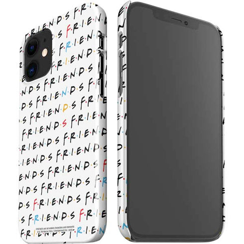 Warner Bros FRIENDS Pattern iPhone 12 Mini Lite Case
