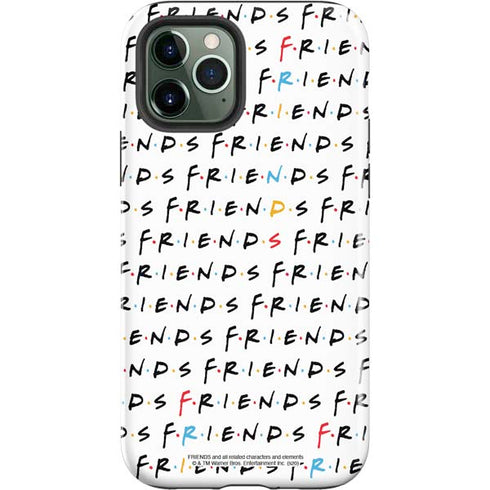 Warner Bros FRIENDS Pattern iPhone 12 Pro Impact Case