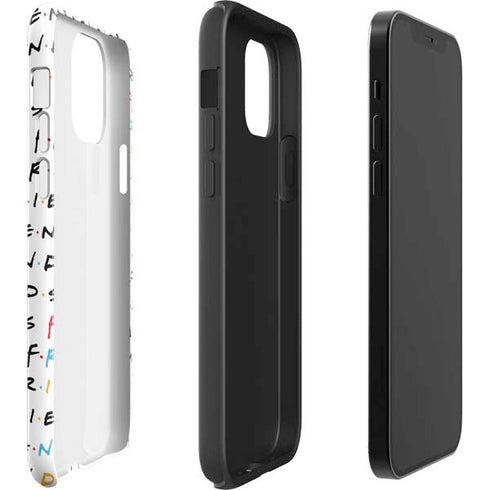 Warner Bros FRIENDS Pattern iPhone 12 Pro Max Impact Case