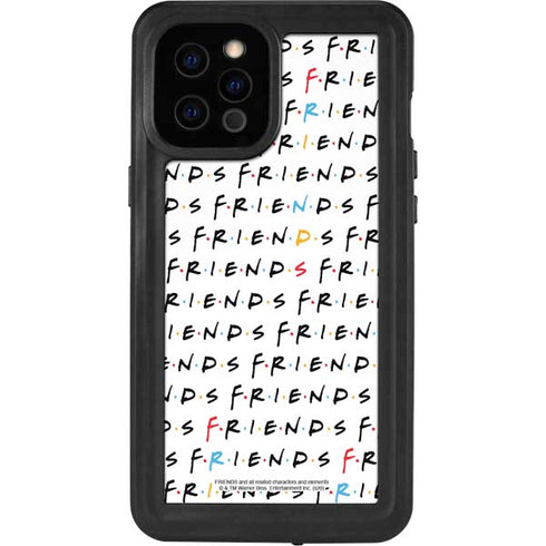 Warner Bros FRIENDS Pattern iPhone 12 Pro Max Waterproof Case