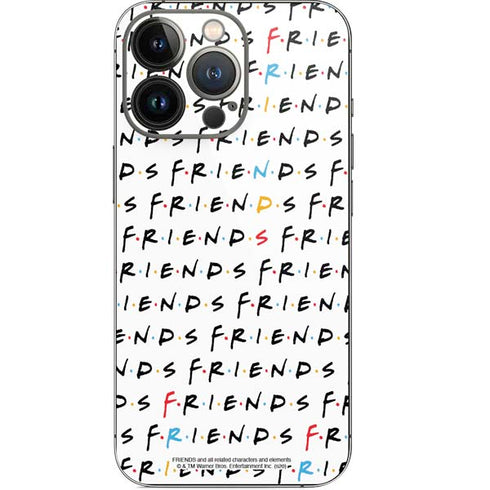 Warner Bros FRIENDS Pattern iPhone 13 Pro Skin