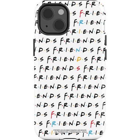 Warner Bros FRIENDS Pattern iPhone 15 Impact Case