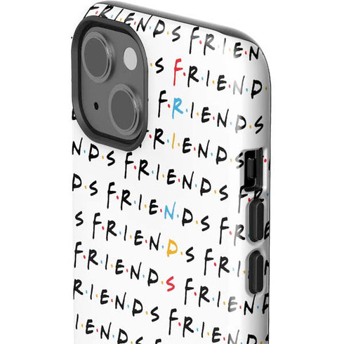 Warner Bros FRIENDS Pattern iPhone 15 Impact Case