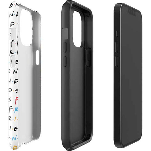 Warner Bros FRIENDS Pattern iPhone 15 Pro Max Impact Case
