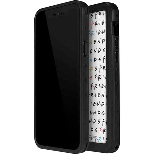 Warner Bros FRIENDS Pattern iPhone 14 Pro Waterproof Case