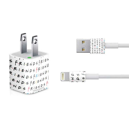 Warner Bros FRIENDS Pattern iPhone Charger (5W USB) Skin
