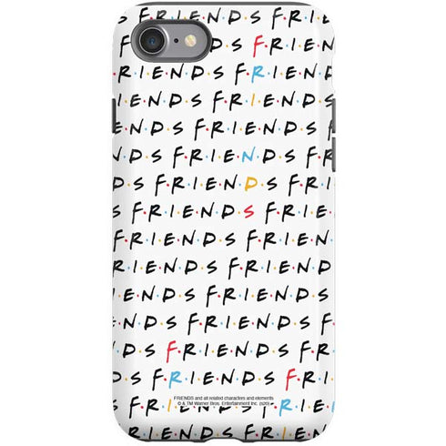 Warner Bros FRIENDS Pattern iPhone SE (2nd & 3rd Gen) Pro Case
