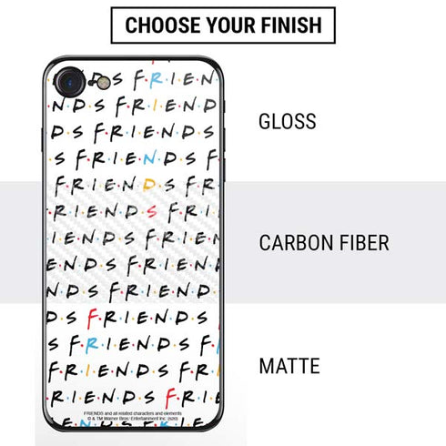 Warner Bros FRIENDS Pattern iPhone SE (2nd & 3rd Gen) Skin