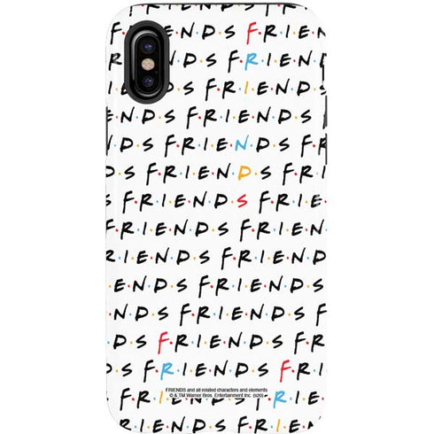 Warner Bros FRIENDS Pattern iPhone X Pro Case