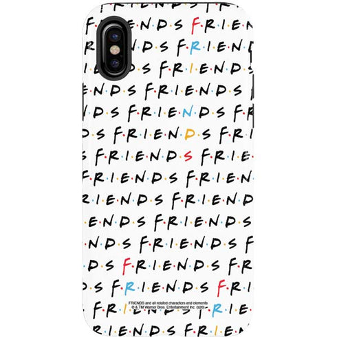 Warner Bros FRIENDS Pattern iPhone XS Pro Case