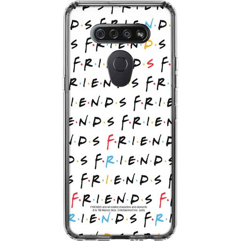 Warner Bros FRIENDS Pattern LG K51/Q51 Clear Case