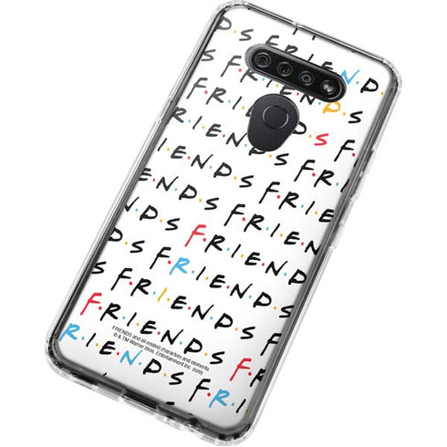 Warner Bros FRIENDS Pattern LG K51/Q51 Clear Case