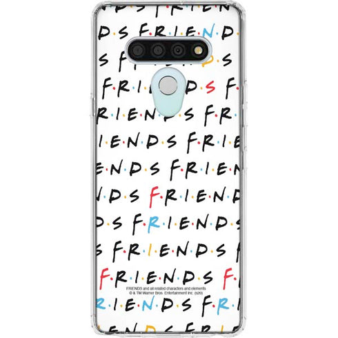 Warner Bros FRIENDS Pattern LG Stylo 6 Clear Case