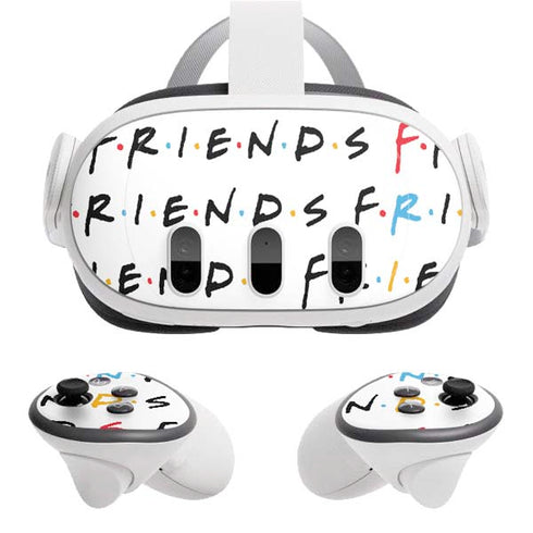 Warner Bros FRIENDS Pattern Meta Quest 3 Skin