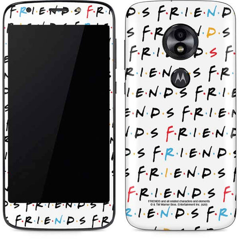 Warner Bros FRIENDS Pattern Moto E5 Play Skin