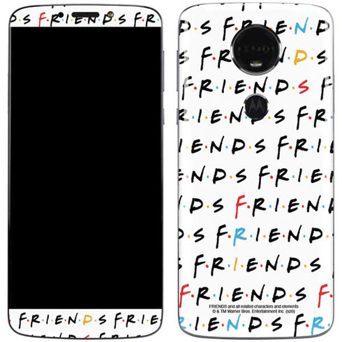 Warner Bros FRIENDS Pattern Moto E5 Plus Skin