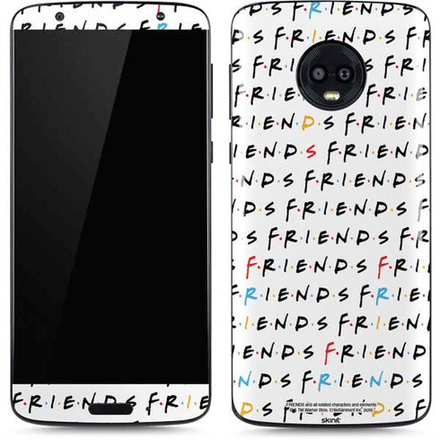 Warner Bros FRIENDS Pattern Moto G6 Skin