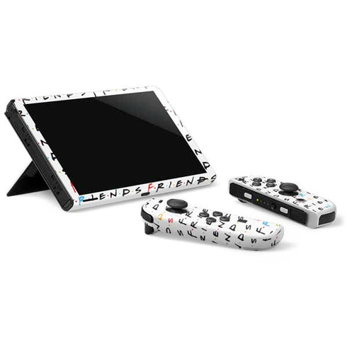 Warner Bros FRIENDS Pattern Nintendo Switch OLED (2021) Skin