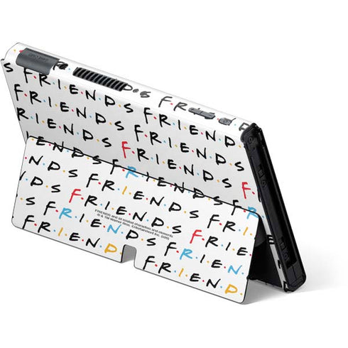 Warner Bros FRIENDS Pattern Nintendo Switch OLED (2021) Skin