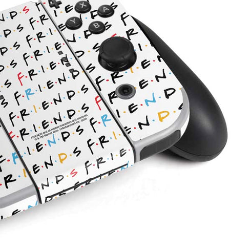 Warner Bros FRIENDS Pattern Nintendo Switch OLED (2021) Skin