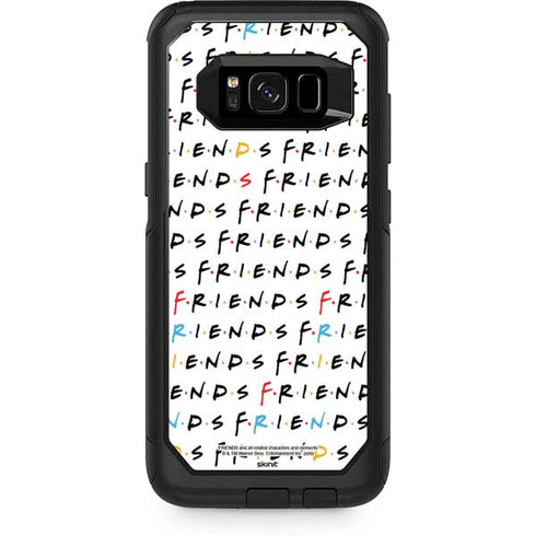 Warner Bros FRIENDS Pattern Otterbox Commuter Galaxy Skin